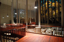 wooden interior walkway by Peter Zumthor HESS-WOHNWERK