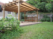 wooden pergola  Groupe grad