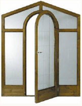 wooden polygon window ABBAINO Giannattasio porte e finestre