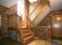 wooden railing  Kevala Stairs Limited