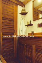 wooden sliding interior door  INSPIRATION BOIS