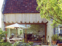 wooden sliding patio door LOWER BARN Glass Tech Facades 
