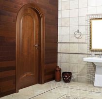 wooden solid core arched swing door EMERALD CIRCLE 1 WIPPRO