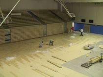 wooden sports floor for multipurpose gyms  No Fault