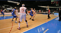 wooden sports floor for multipurpose gyms FAST BREAK SYSTEM 2 WOOD MONDO