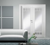 wooden swing door with glass pane CORAL CLASSIC 2 WIPPRO