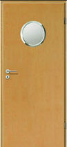 wooden swing door with build-on porthole PLUS Q6 TRYBA