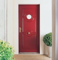 wooden swing door with build-on porthole HERMES Malerba