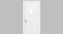 wooden swing door with build-on porthole  ELITON