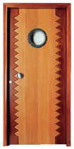 wooden swing door with build-on porthole MARINE INTERIUM S.A.
