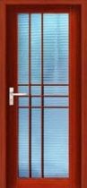 wooden swing door with glass pane G3 Archidec Building Decoration Material