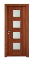 wooden swing door with small window pane 629V AGOPROFIL