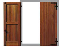 wooden swing shutter I7 CORMO