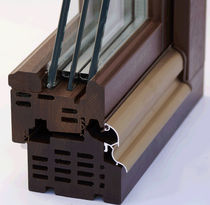 wooden triple glazed casement window BOIS LOGOSS PASSIV Menuiserie David