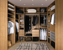 wooden walk-in wardrobe MERISIER ROMANA PORTEA
