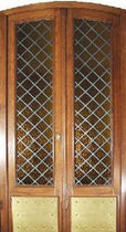 wrought steel arched entrance door FERRARA Giannattasio porte e finestre