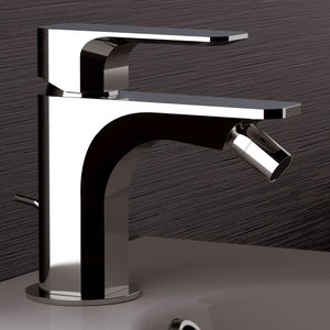 bidet mixer tap / chromed metal / bathroom / 1-hole