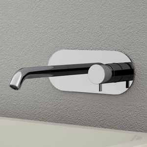 washbasin mixer tap / built-in / chrome-plated brass / bathroom