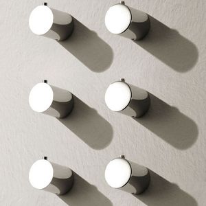 contemporary coat hook / metal / bathroom