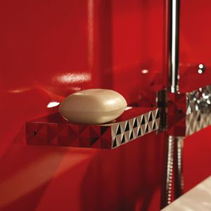 wall-mounted soap dish / metal