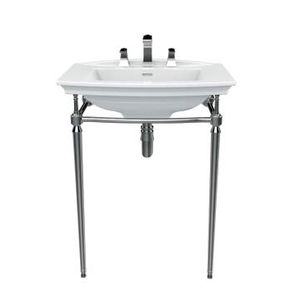 chrome washbasin stand