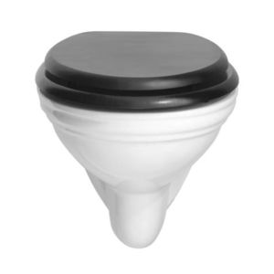 wall-hung toilet / ceramic