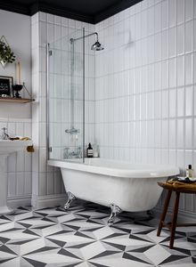 bathtub with legs / oval / acrylic