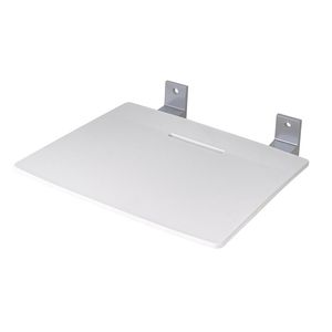 folding shower seat / aluminum / wall-mounted