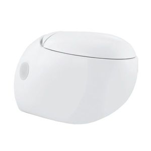 wall-hung toilet / ceramic