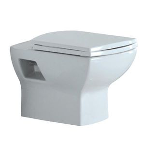 wall-hung toilet / ceramic
