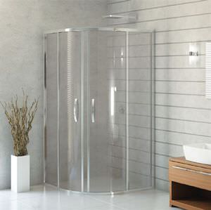 sliding shower screen / corner