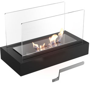 bioethanol fireplace / contemporary / open hearth / central