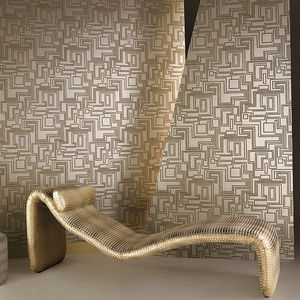 upholstery fabric / patterned / polyester / cotton
