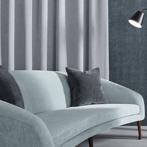 upholstery fabric / for curtains / plain / polyester
