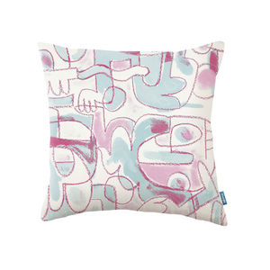 square cushion / patterned / cotton