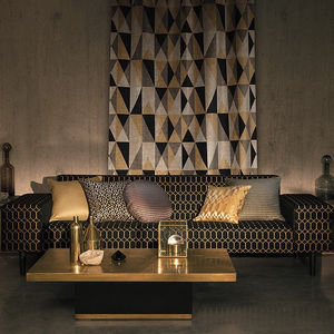 upholstery fabric / patterned / viscose / velvet