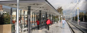 metal bus shelter