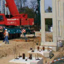 concrete footing / reinforced concrete