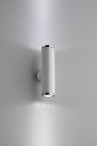 contemporary wall light / outdoor / aluminum / brass