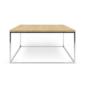 contemporary coffee table / oak / walnut / wood veneer