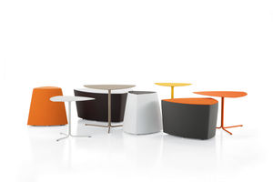 contemporary pouf / fabric