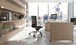executive desk / wooden / contemporary / commercial