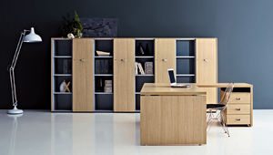 contemporary bookcase / for offices / wooden