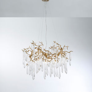 pendant lamp / contemporary / metal / glass
