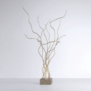 floor-standing lamp / original design / bronze / sculpture