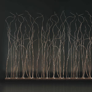 floor-standing lamp / original design / bronze / sculpture