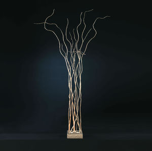 floor-standing lamp / original design / bronze / sculpture