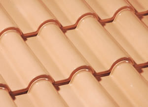 pantile / clay / ocher / enameled