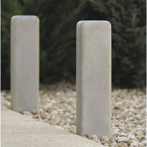 security bollard / concrete / luminous