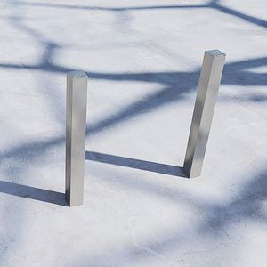 security bollard / stainless steel